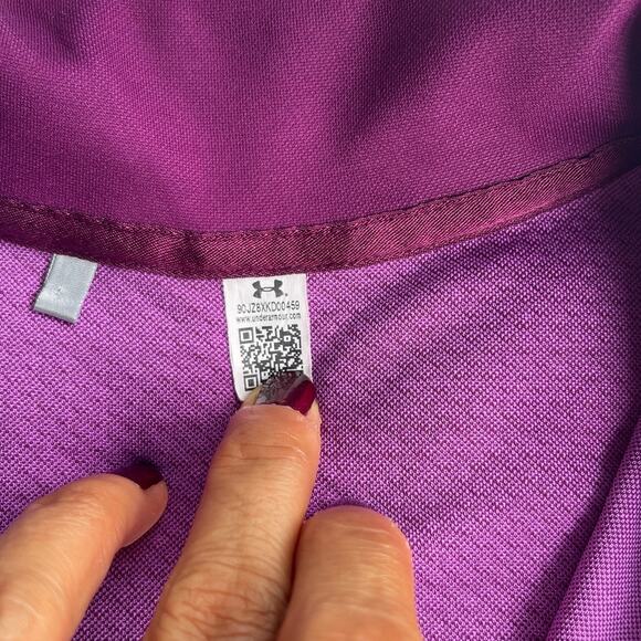 Under Armour Polo Shirt Golf Women Sz L Gently used - Picture 6 of 6